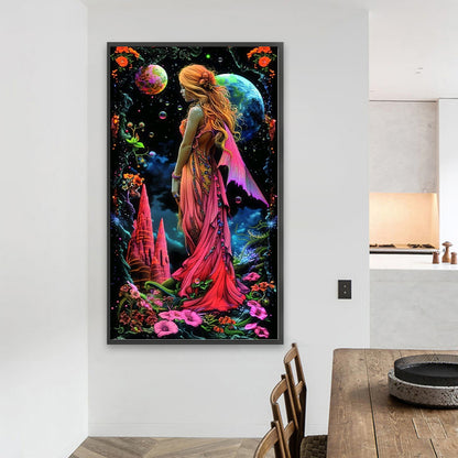 Dark Girl - Full Round Drill Diamond Painting 40*70CM