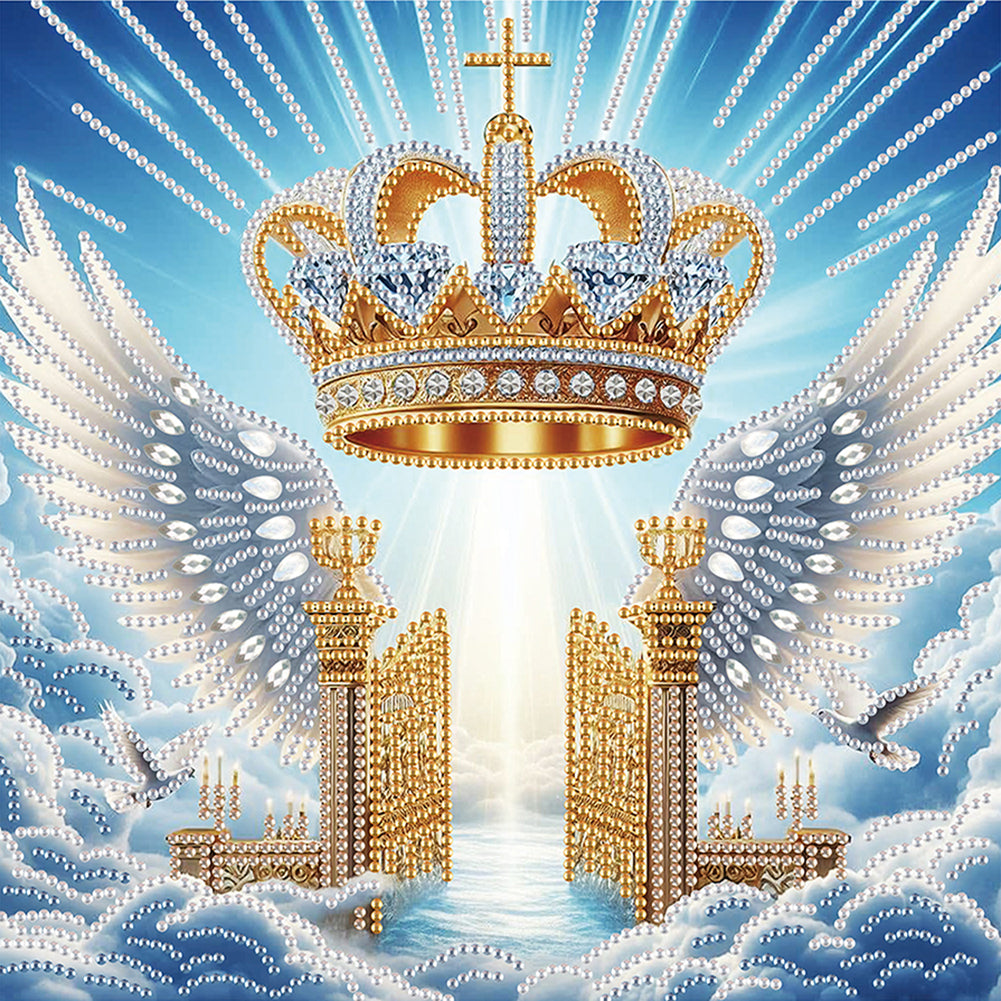 Wings Crown - Special Shaped Drill Diamond Painting 30*30CM
