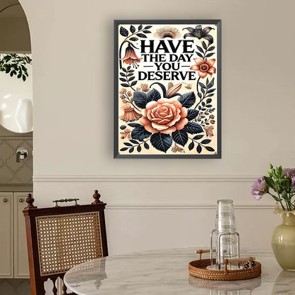 Blooming Flowers - Full Round Drill Diamond Painting 30*40CM