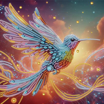 Hummingbird - Special Shaped Drill Diamond Painting 30*30CM
