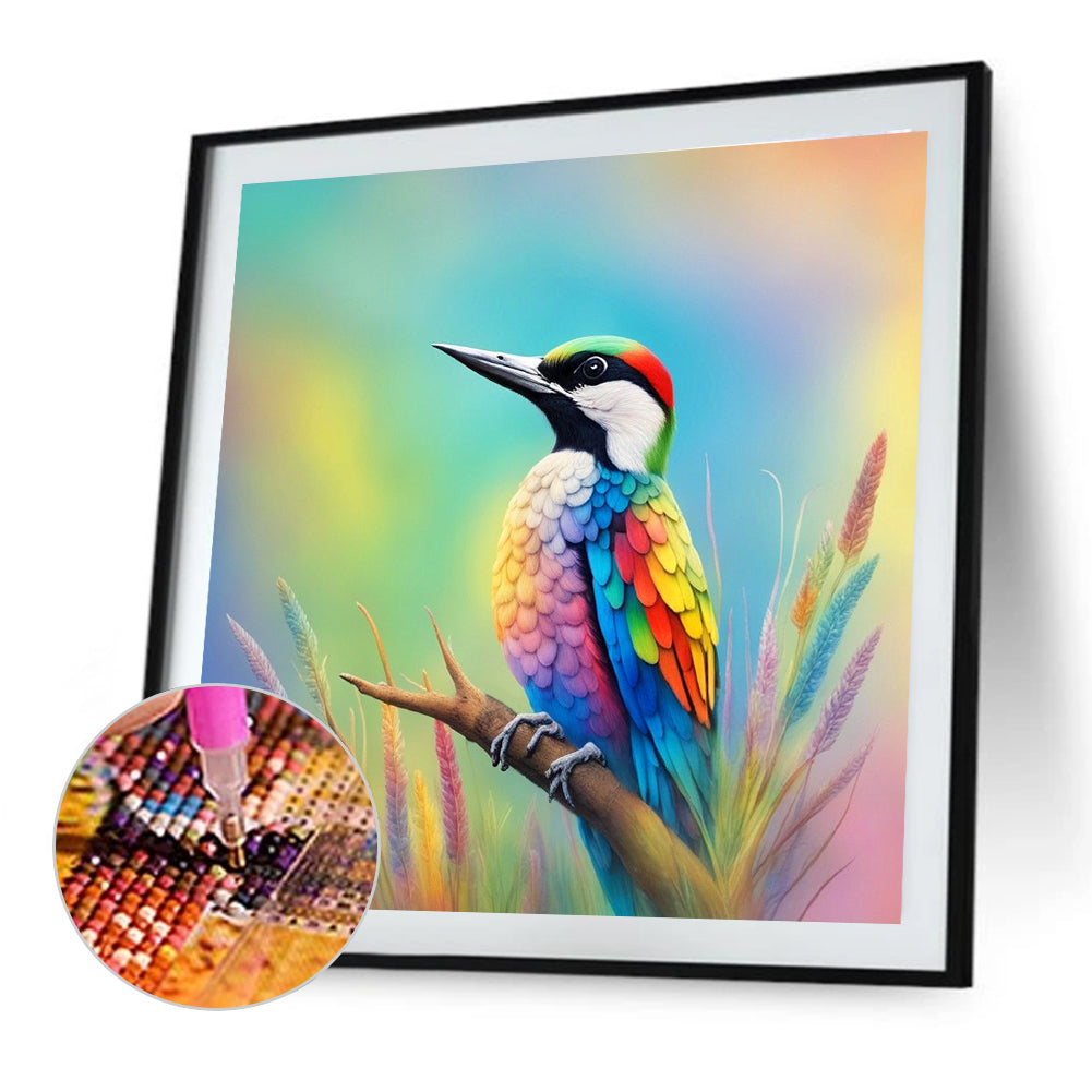 Hummingbirds In Rice - Full Round Drill Diamond Painting 40*40CM