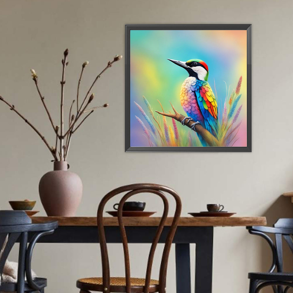 Hummingbirds In Rice - Full Round Drill Diamond Painting 40*40CM