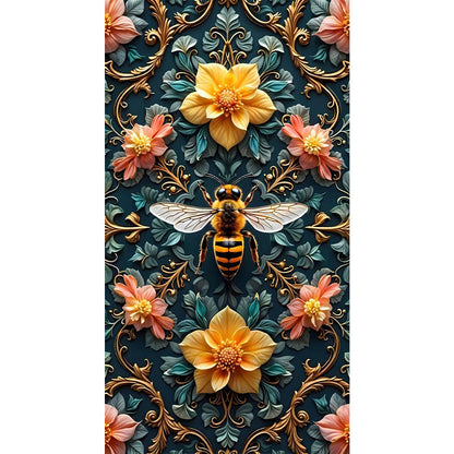 Bee - Full Round Drill Diamond Painting 40*70CM