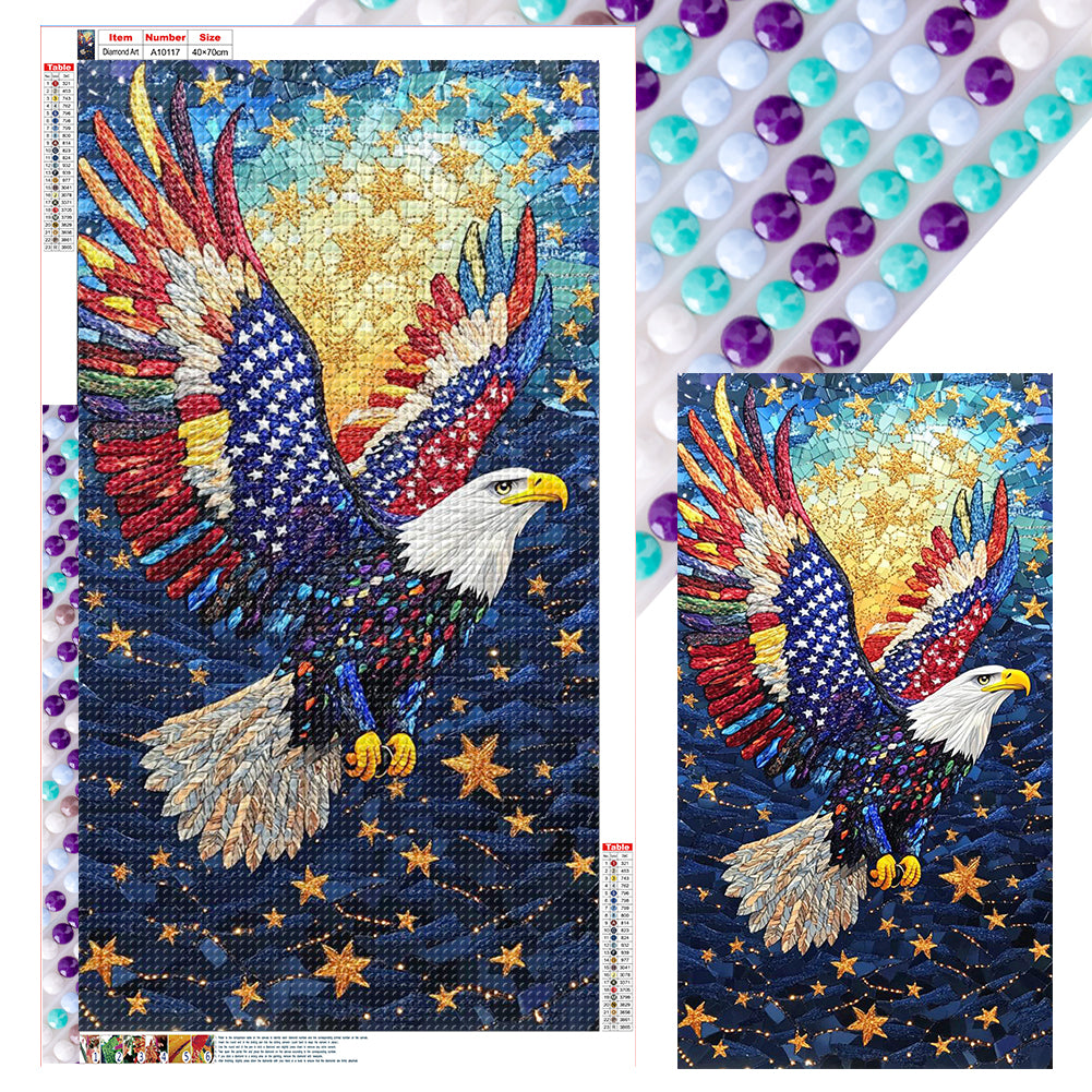 Eagle - Full Round Drill Diamond Painting 40*70CM