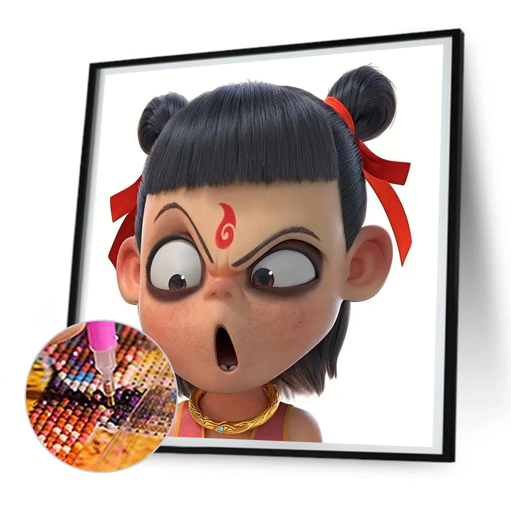 Nezha - Full Round Drill Diamond Painting 30*30CM