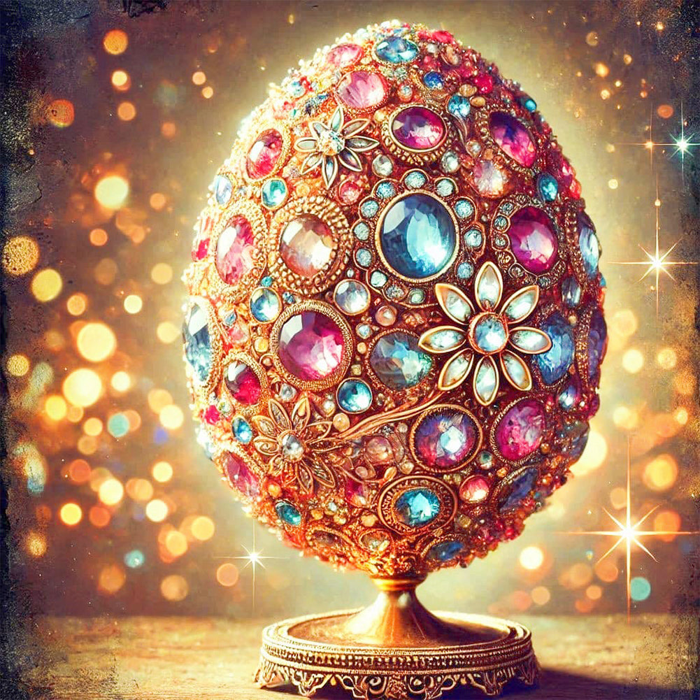 Easter Brilliant Egg - Full Square Drill Diamond Painting 30*30CM