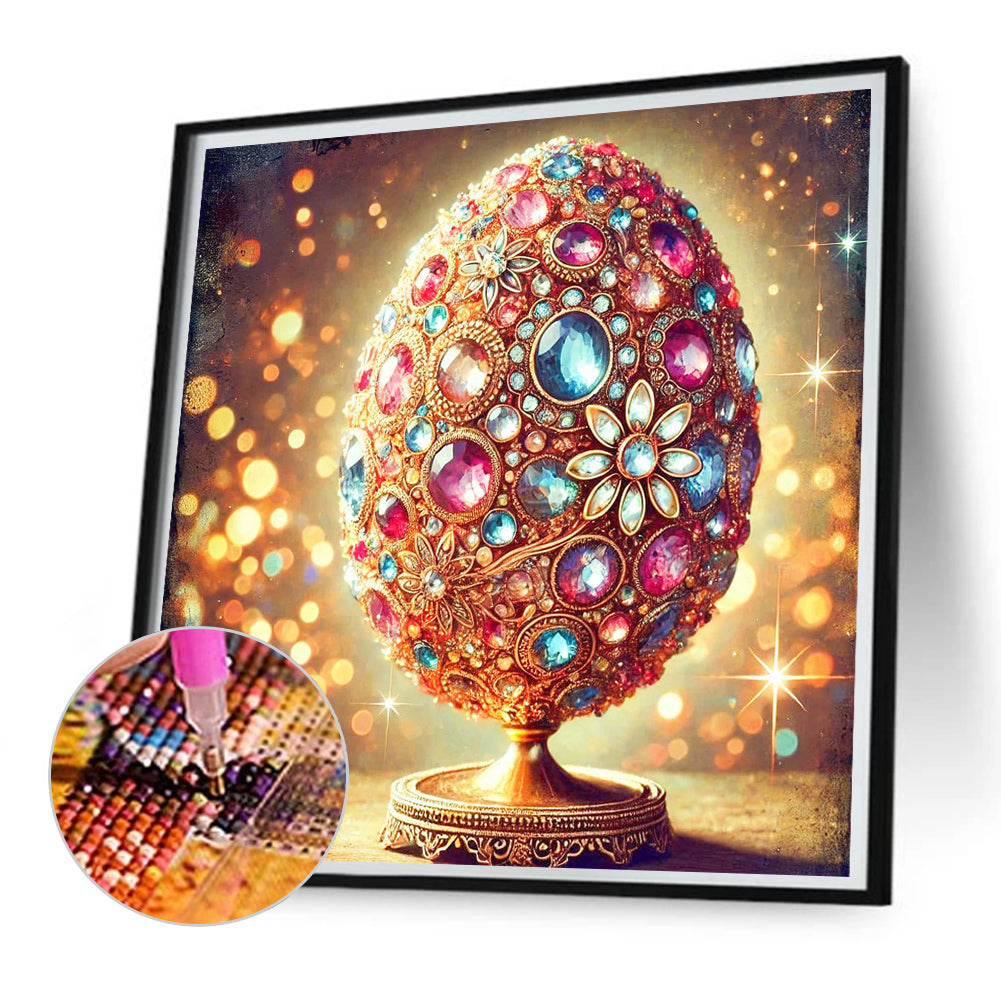 Easter Brilliant Egg - Full Square Drill Diamond Painting 30*30CM