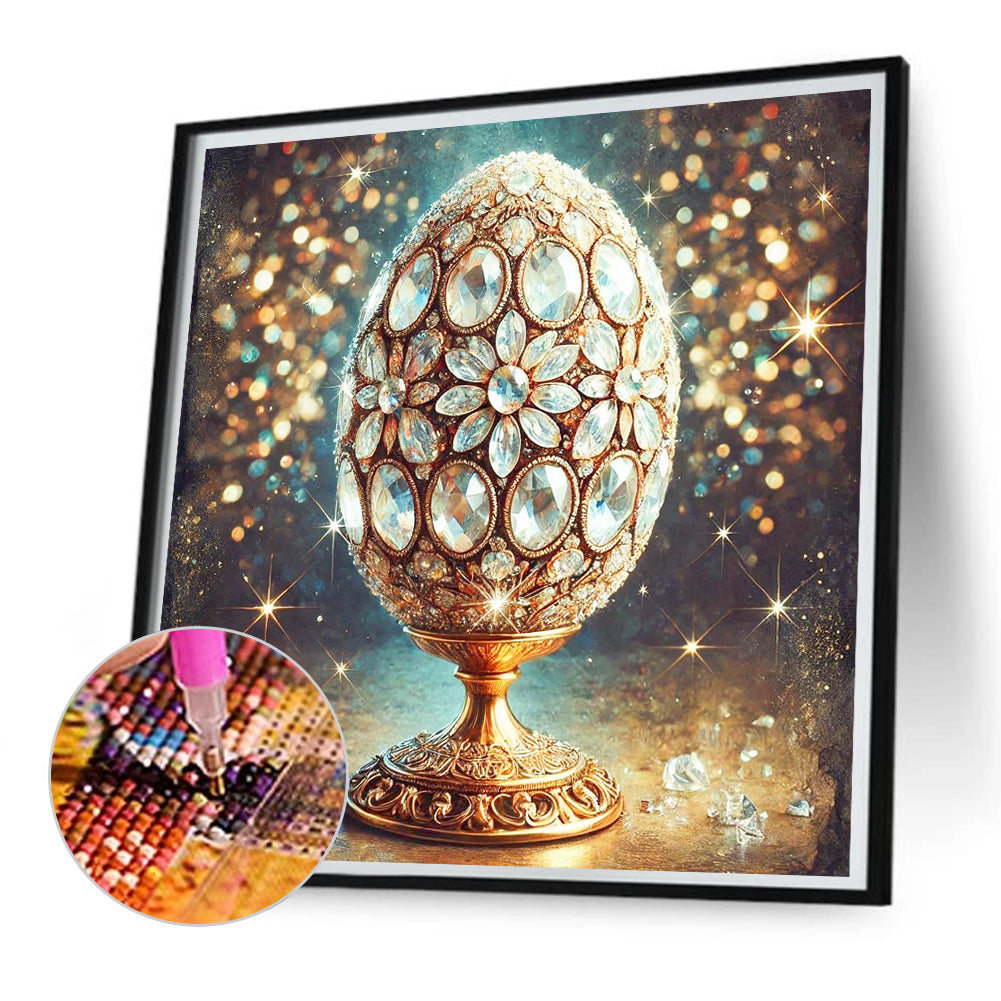 Easter Brilliant Egg - Full Square Drill Diamond Painting 30*30CM