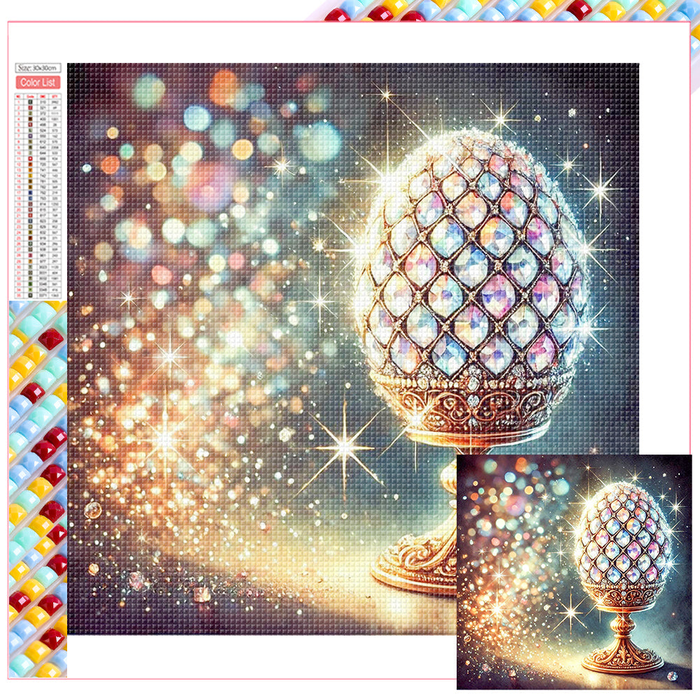 Easter Brilliant Egg - Full Square Drill Diamond Painting 30*30CM