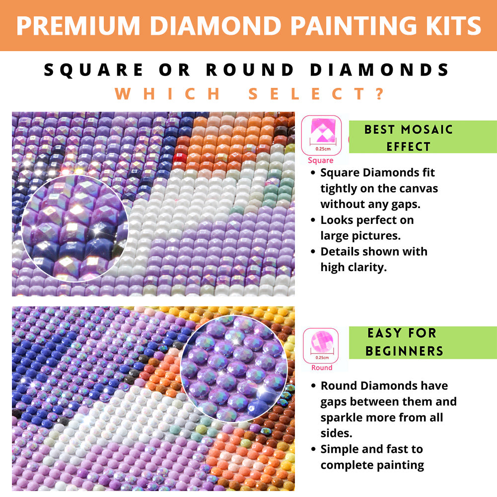 Cow - Full AB Square Drill Diamond Painting 45*45CM