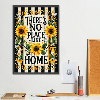 No Place Like Home - Full Round Drill Diamond Painting 30*45CM