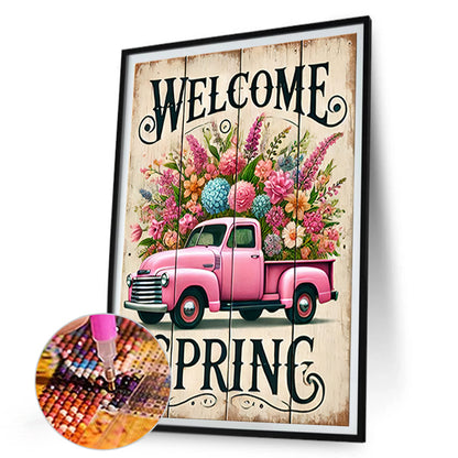Welcome To Spring - Full Round Drill Diamond Painting 30*45CM