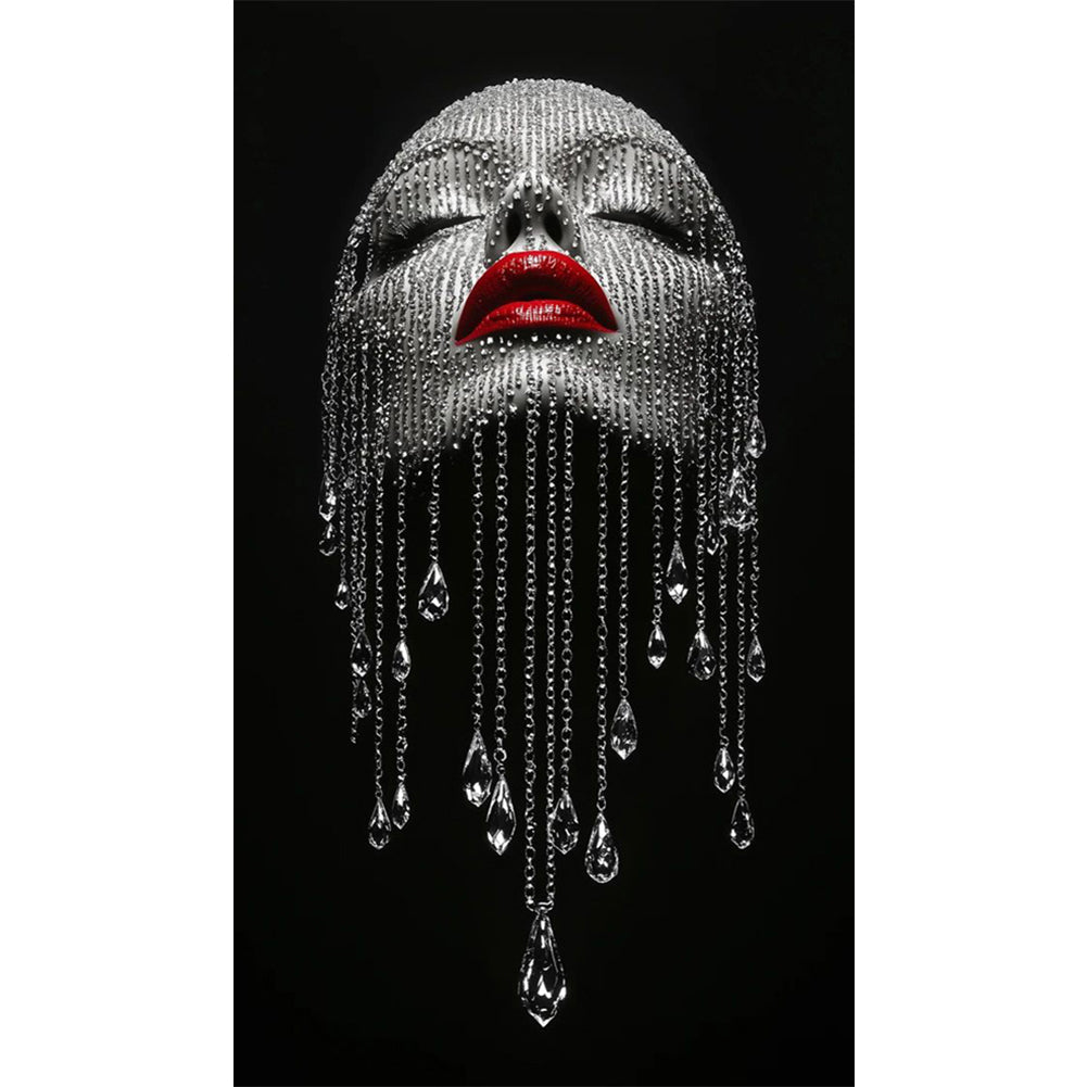 Water Drop Woman - Full AB Round Drill Diamond Painting 40*70CM