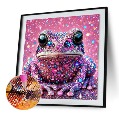 Shining Diamond Frog - Full Square Drill Diamond Painting 40*40CM