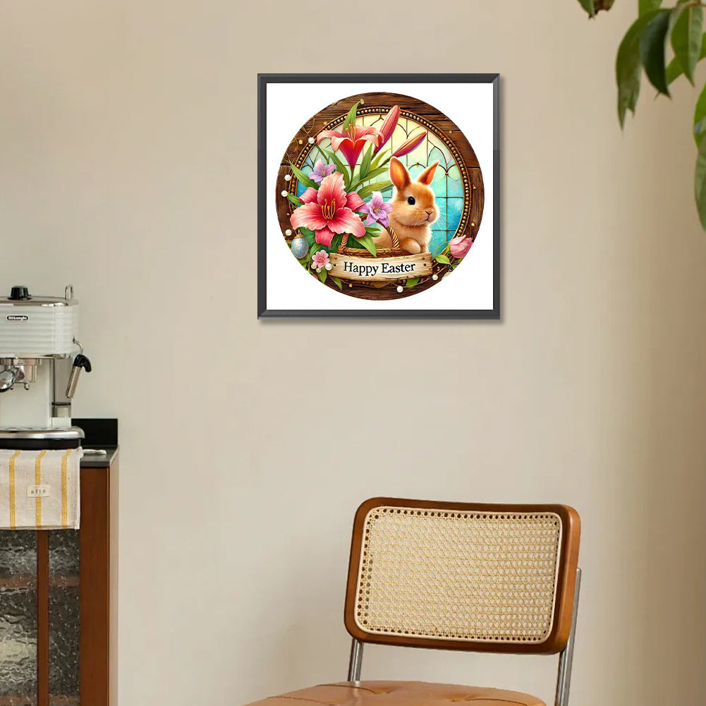 Easter Bunny - Full Round Drill Diamond Painting 30*30CM