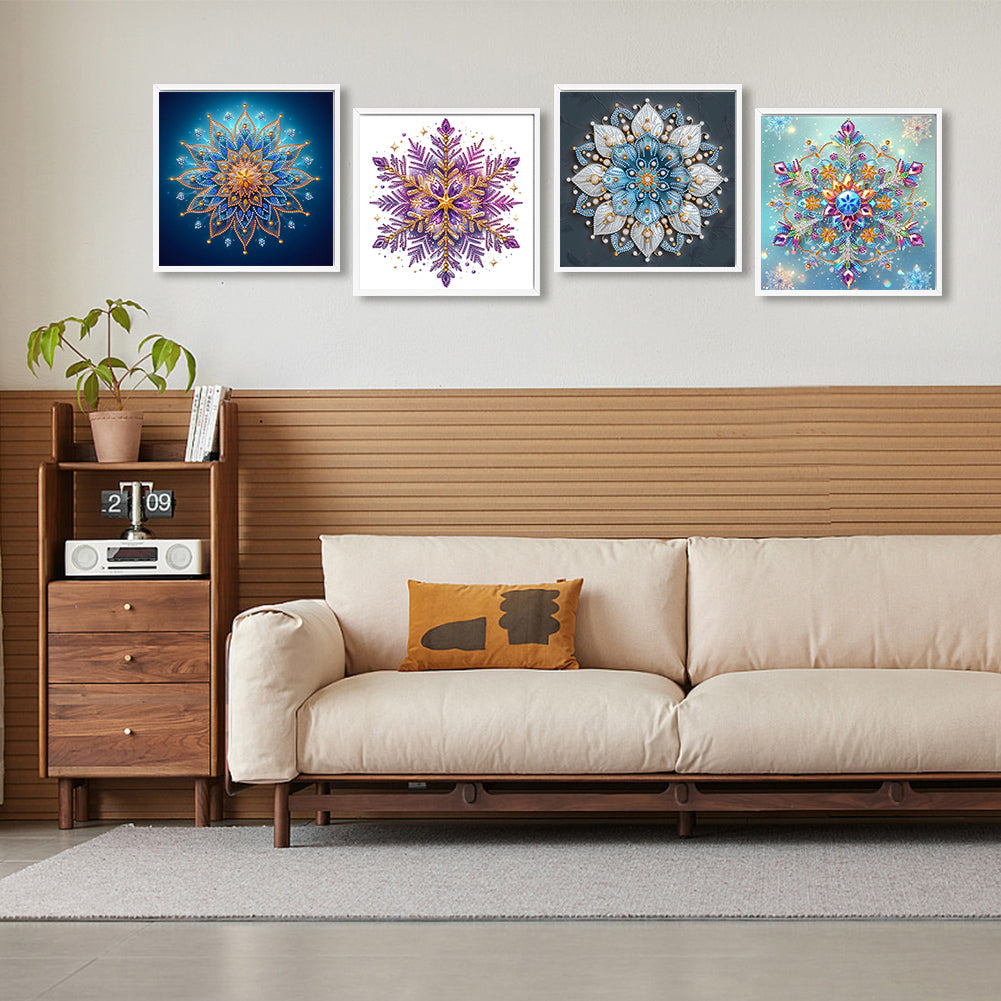 Mandala - Special Shaped Drill Diamond Painting 30*30CM