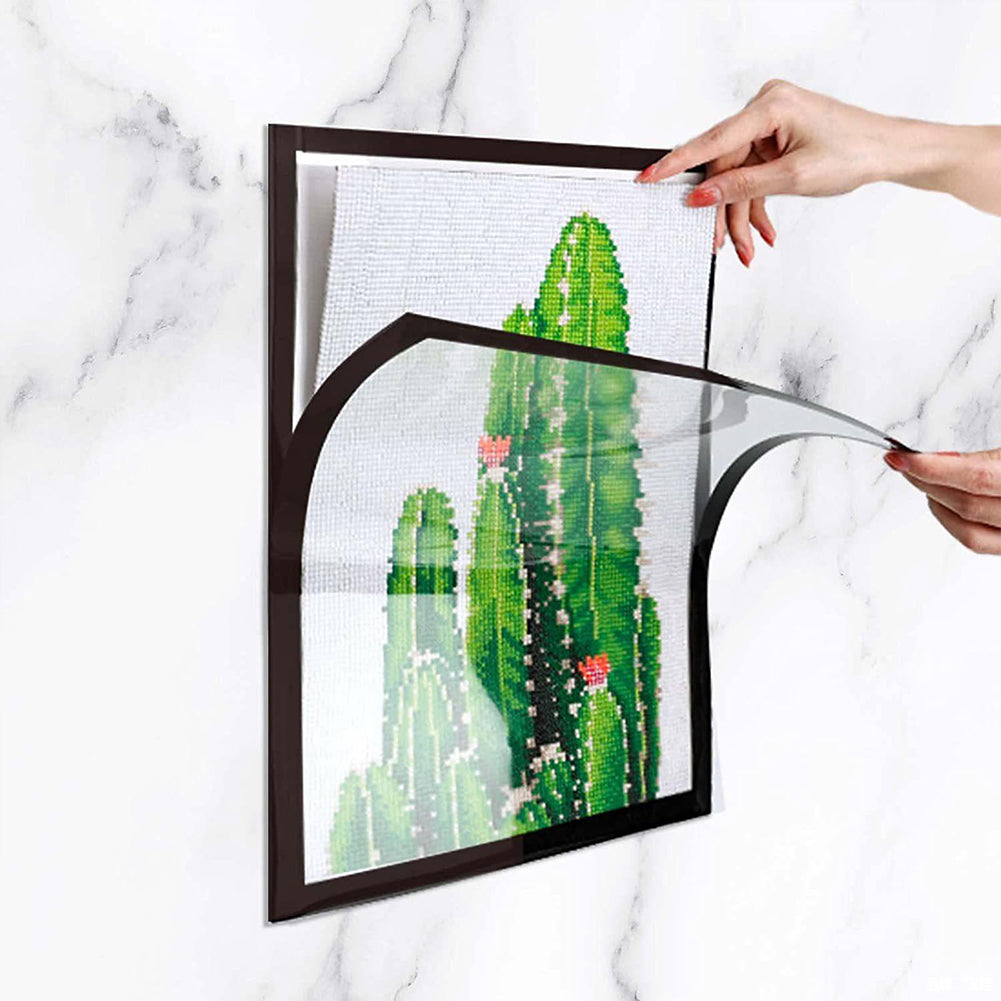 3 Pack Magnetic Diamond Painting Frames for 30x30cm/30x40cm Diamond Art Canvas