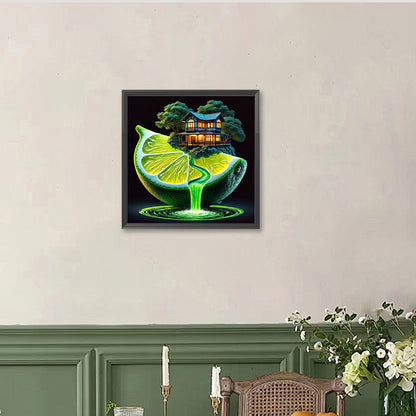 Citrus Cottage - Full Round Drill Diamond Painting 40*40CM