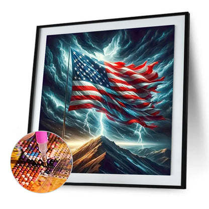 Patriotic Voice - Full Square Drill Diamond Painting 40*40CM
