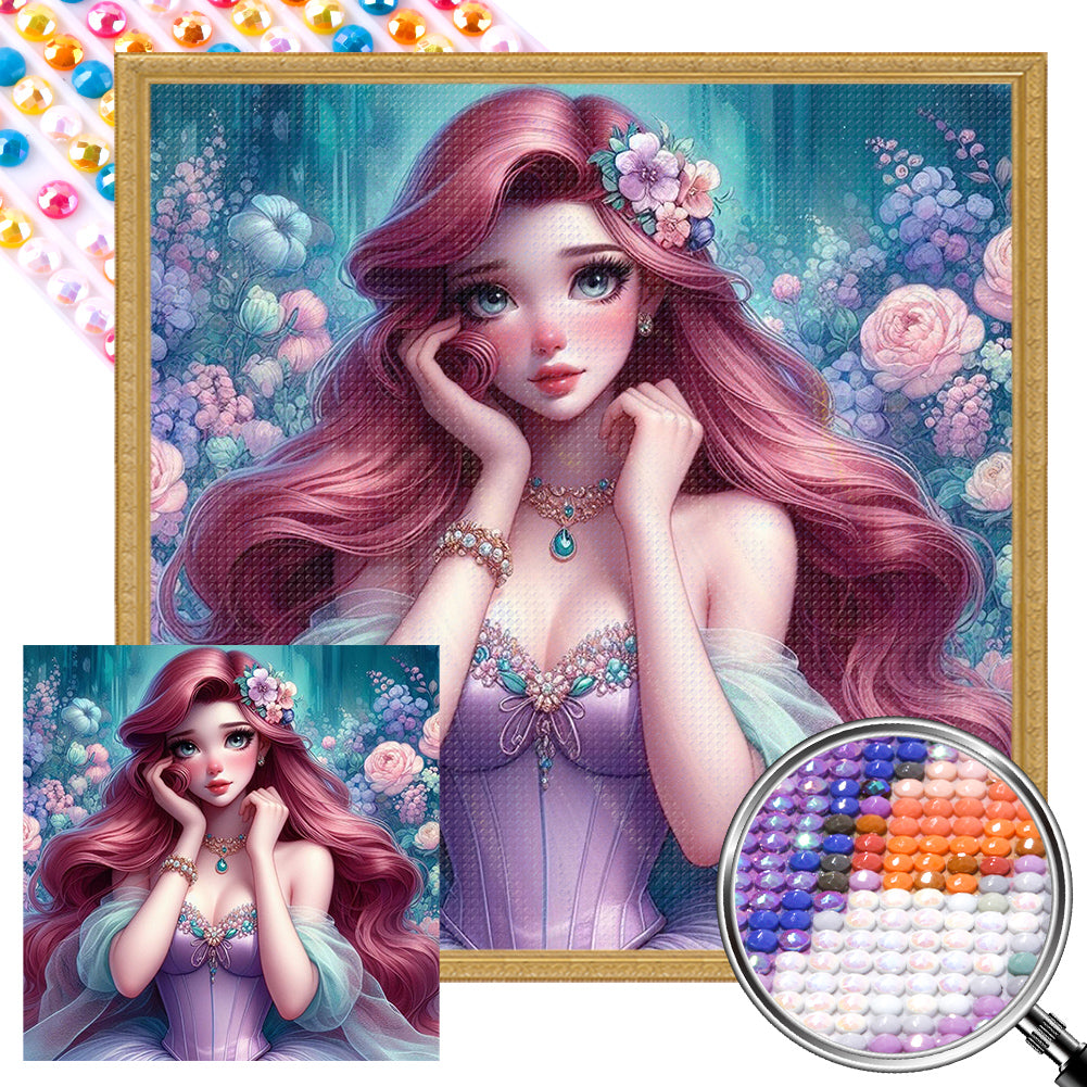 Ariel - Full AB Round Drill Diamond Painting 40*40CM