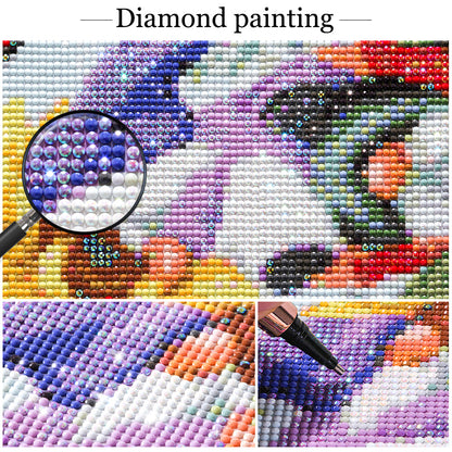Magic Boy - Full AB Round Drill Diamond Painting 40*40CM