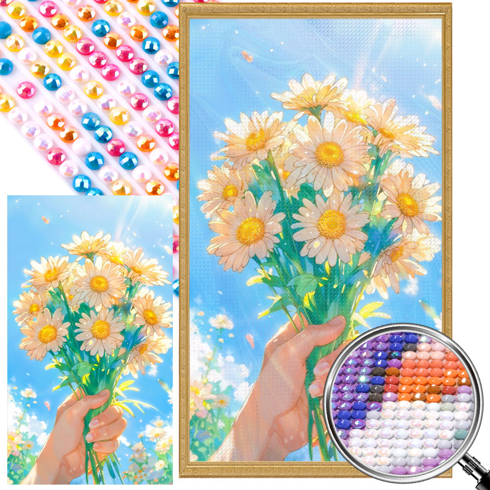 Bouquet In Hand - Full AB Round Drill Diamond Painting 40*70CM