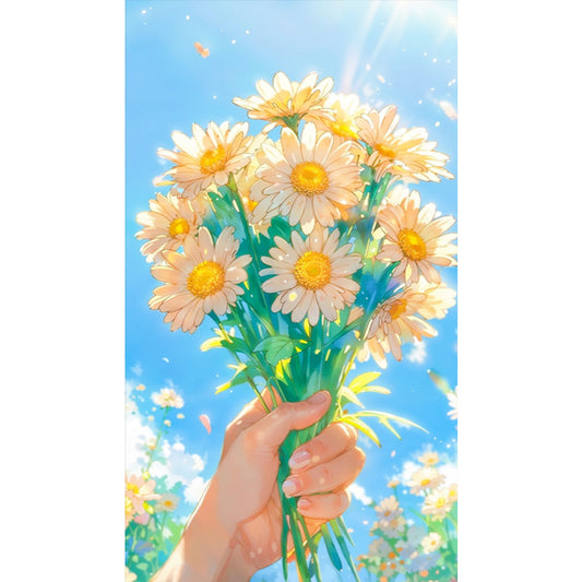 Bouquet In Hand - Full AB Round Drill Diamond Painting 40*70CM