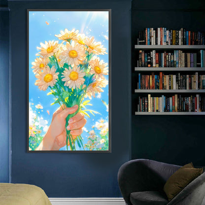 Bouquet In Hand - Full AB Round Drill Diamond Painting 40*70CM