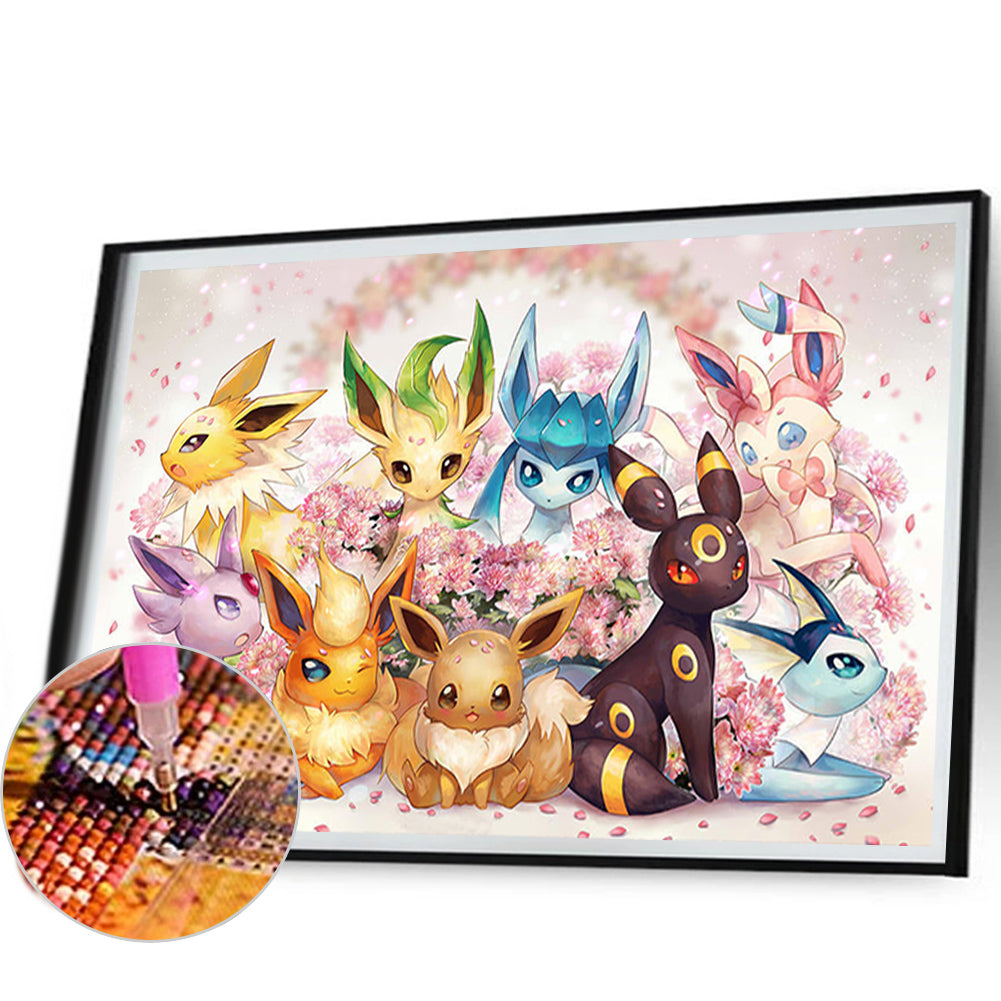 Pokemon - Full Round Drill Diamond Painting 60*40CM