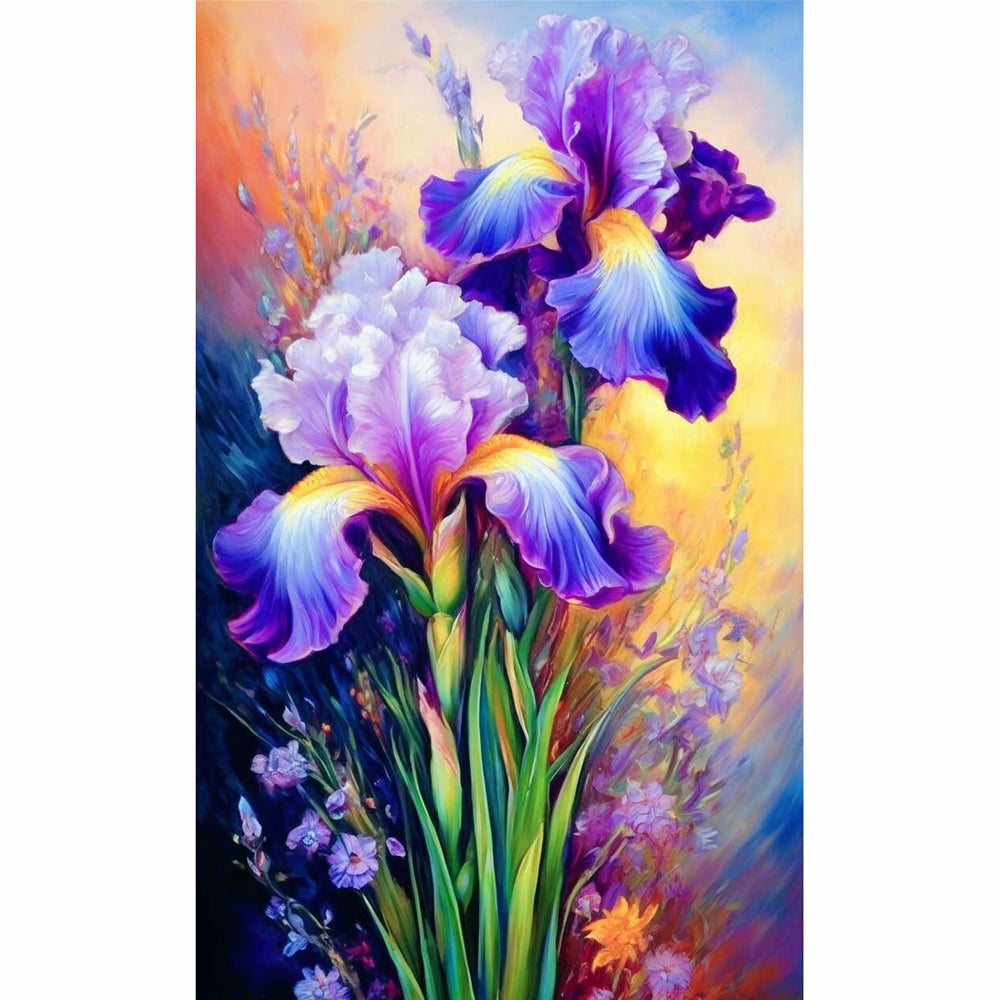 Iris - Full AB Square Drill Diamond Painting 40*70CM