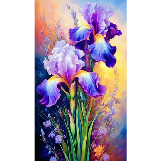 Iris - Full AB Square Drill Diamond Painting 40*70CM