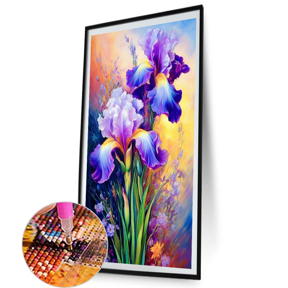 Iris - Full AB Square Drill Diamond Painting 40*70CM