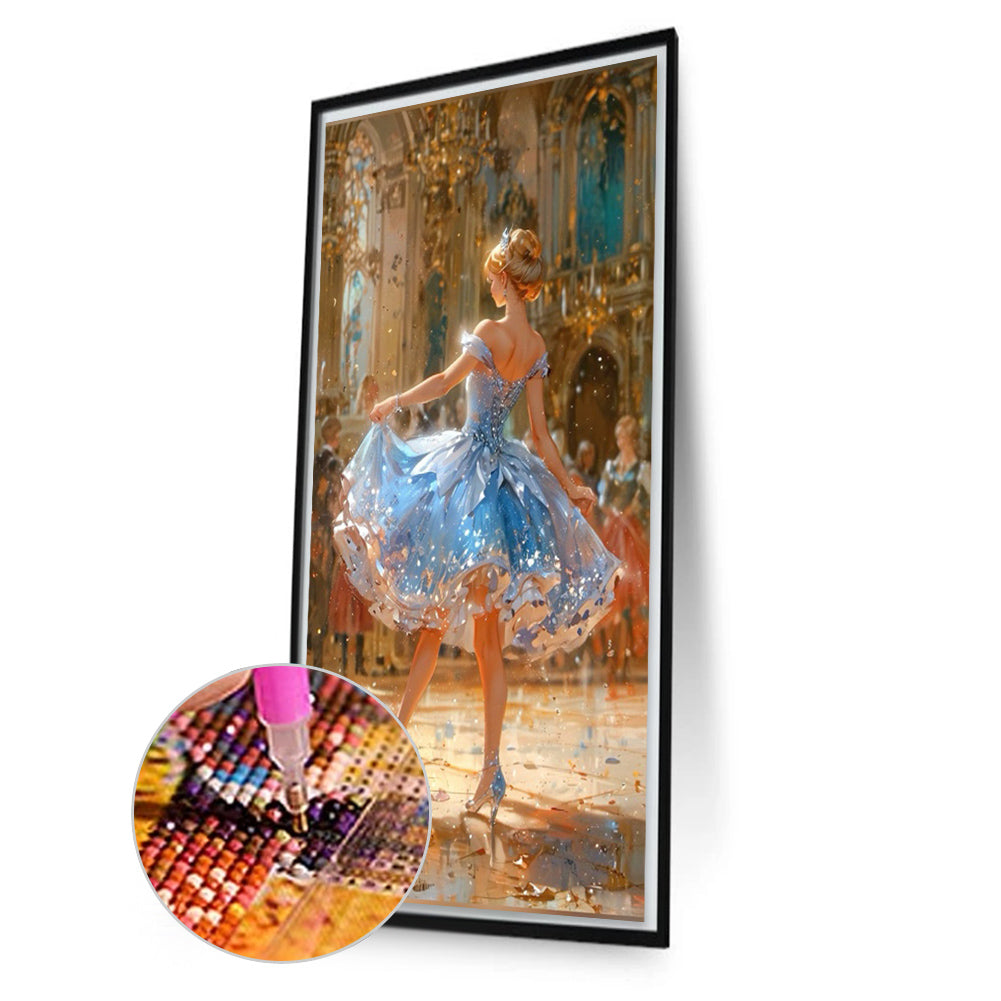 Blonde At The Party - Full AB Round Drill Diamond Painting 40*70CM