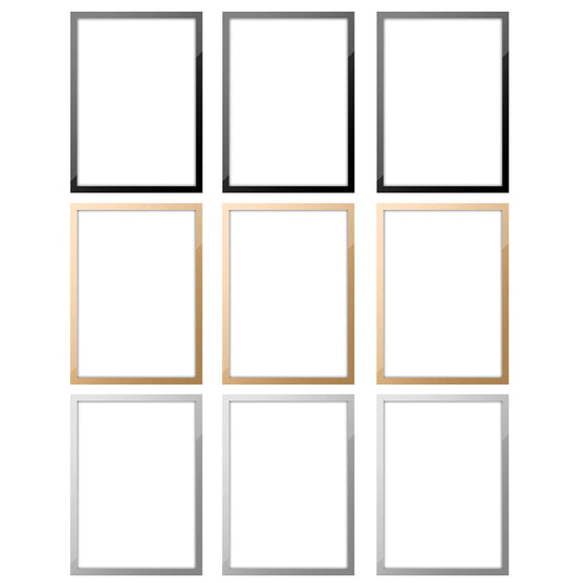 9Pcs Magnetic Picture Frame Magnetic Photo Frame Multifunctional for Party Decor