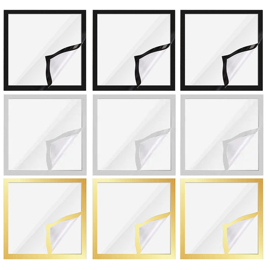 9Pcs Magnetic Picture Frame Magnetic Photo Frame Multifunctional for Party Decor
