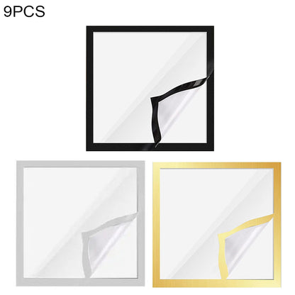9Pcs Magnetic Picture Frame Magnetic Photo Frame Multifunctional for Party Decor