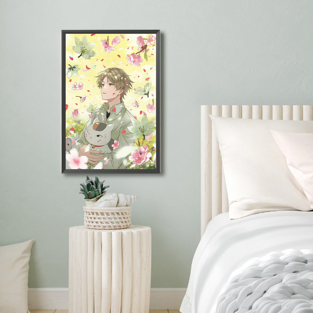 Natsume And The Sea Of ??Petals - Full Round Drill Diamond Painting 40*60CM
