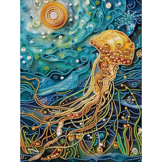 Sea Creatures Paper Quilling - Special Shaped Drill Diamond Painting 30*40CM