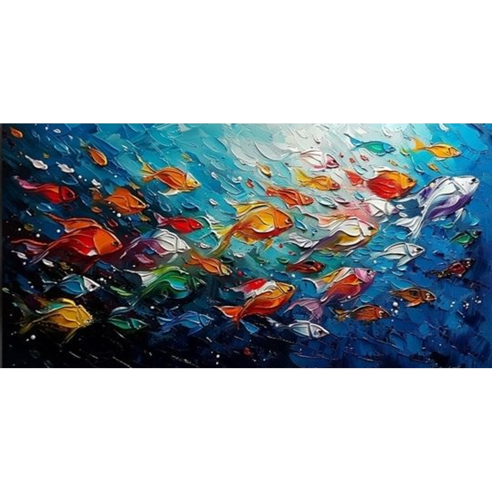 Fish - Full Round Drill Diamond Painting 70*40CM