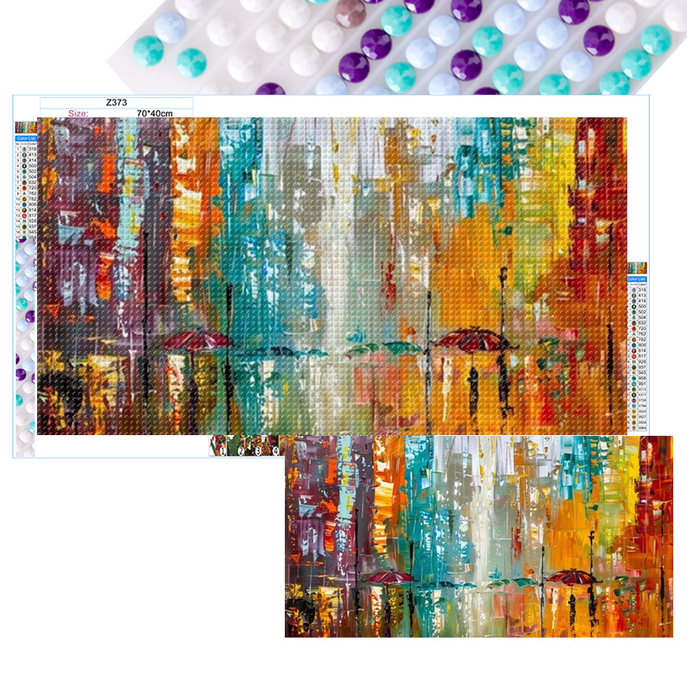 Colorful Scenery - Full Round Drill Diamond Painting 70*40CM