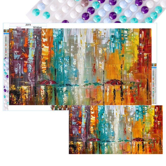 Colorful Scenery - Full Round Drill Diamond Painting 70*40CM