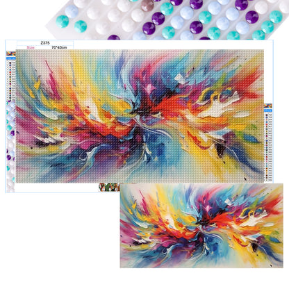 Colorful Scenery - Full Round Drill Diamond Painting 70*40CM