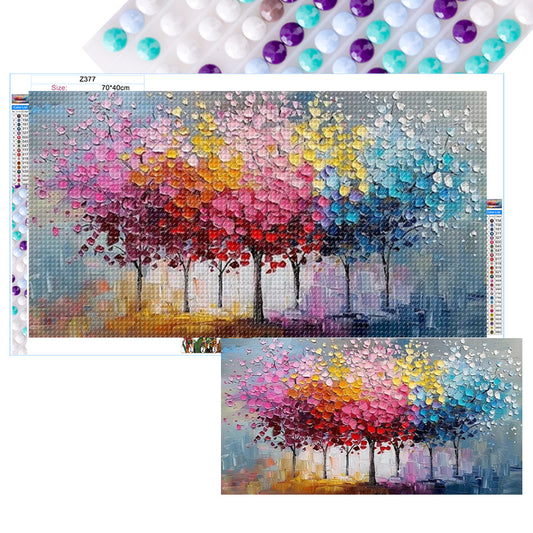Colorful Scenery - Full Round Drill Diamond Painting 70*40CM
