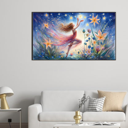 Girl - Full Round Drill Diamond Painting 70*40CM