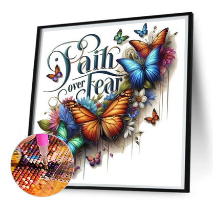 Overcoming Fear - Full Square Drill Diamond Painting 30*30CM