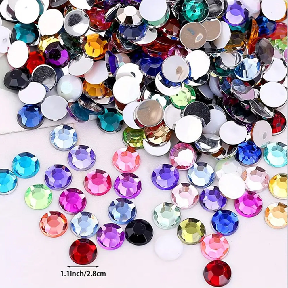 10000Pcs Diamond Painting Beads 20 Colors DIY Round Diamond Art Kit for Adults