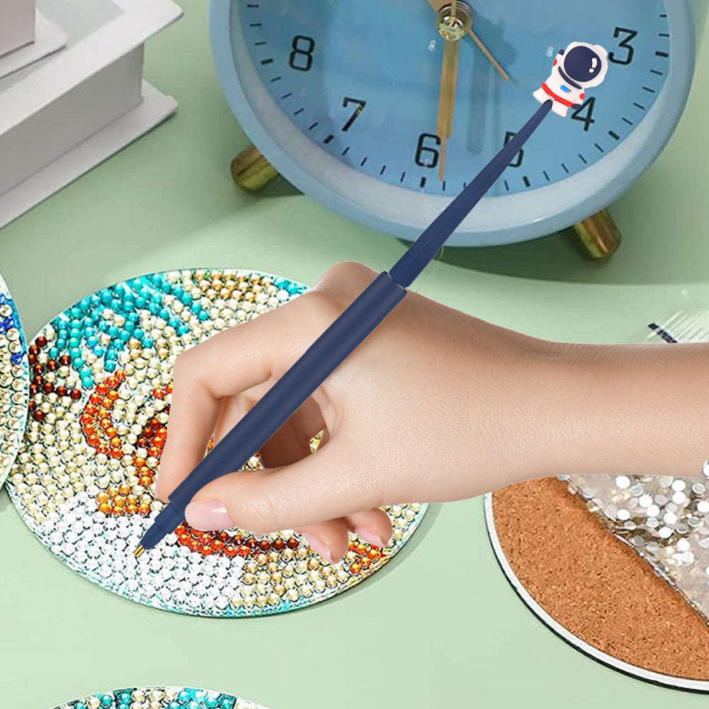 Cartoon Diamond Painting Pen Diamond Art Drill Pen with 6 Pen Tips DIY Supplies