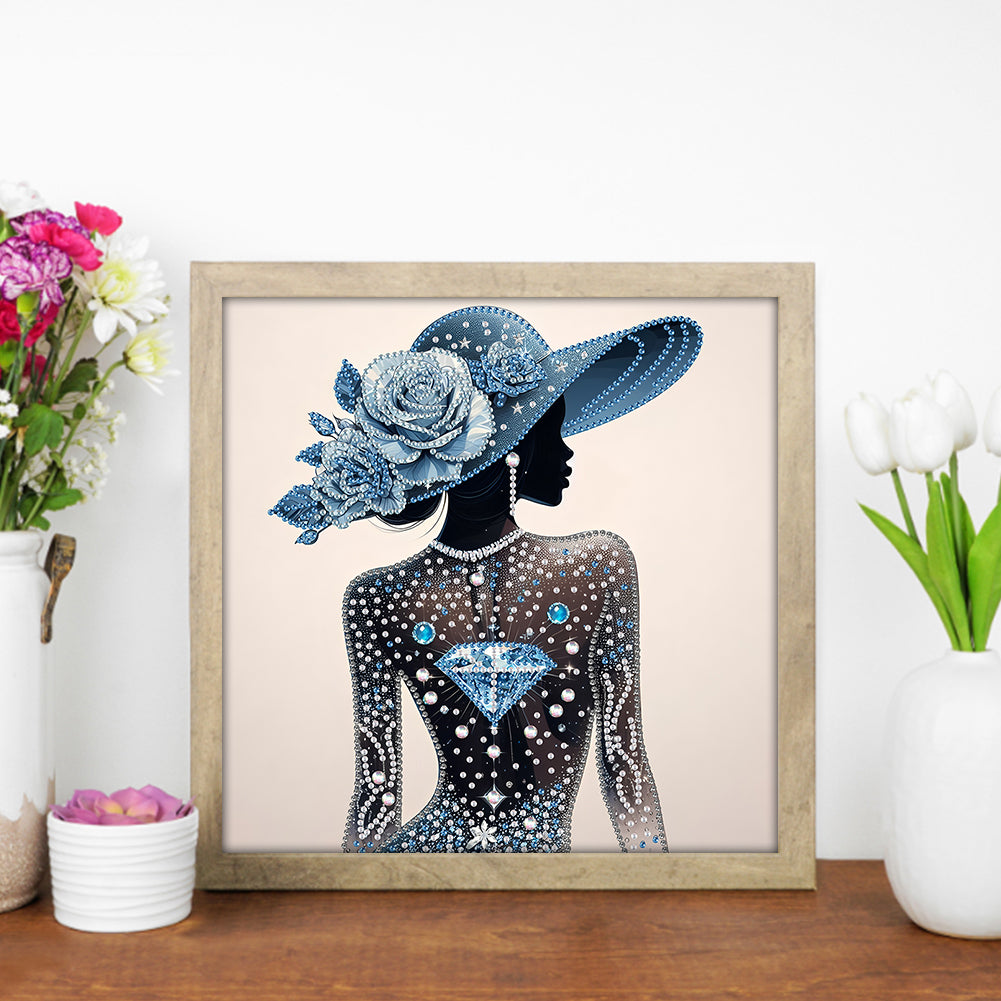 Elegant Lady - Special Shaped Drill Diamond Painting 30*30CM