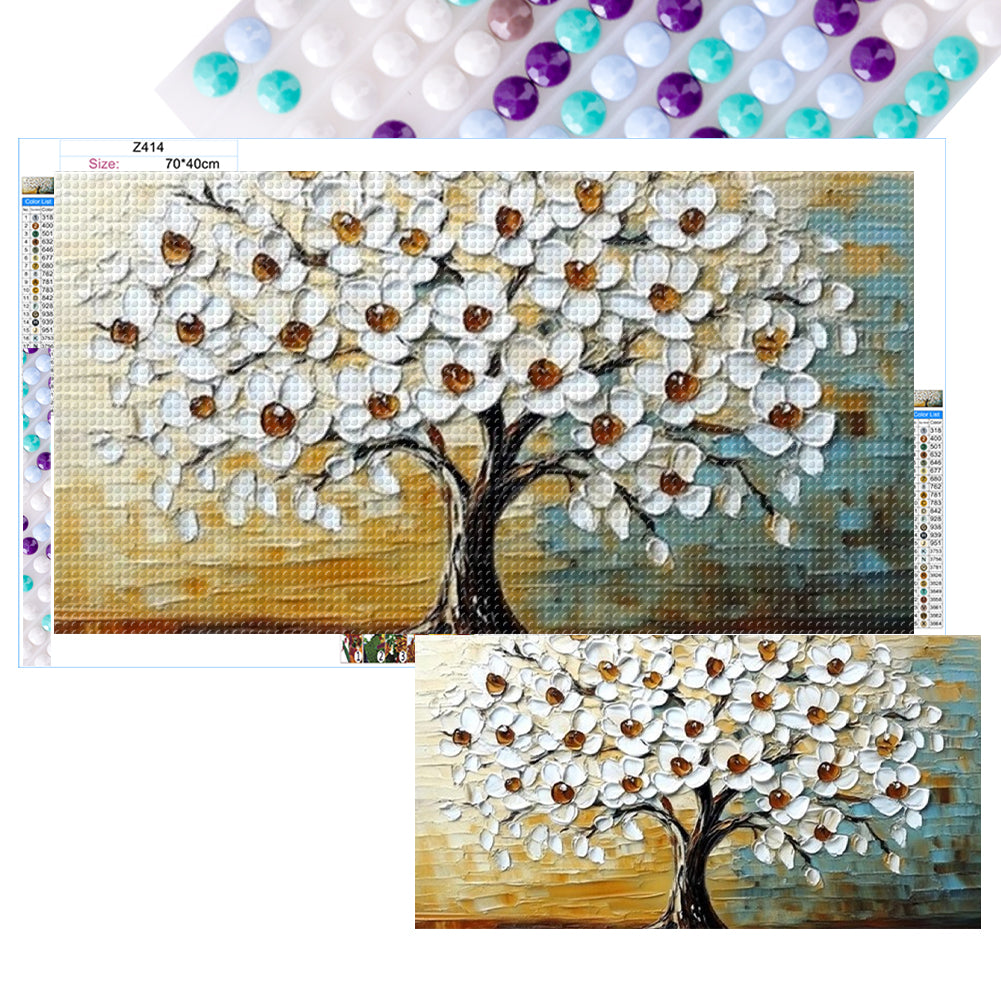 Flowers And Scenery - Full Round Drill Diamond Painting 70*40CM