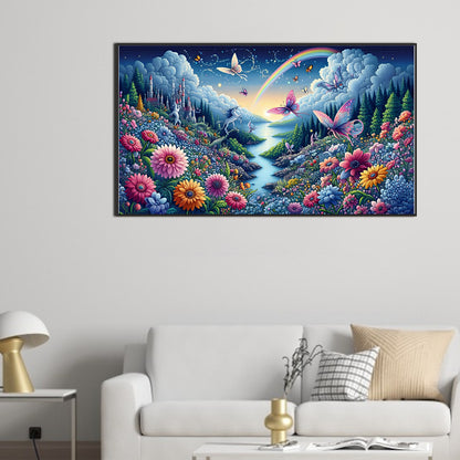 Dream Scenery - Full Round Drill Diamond Painting 70*40CM